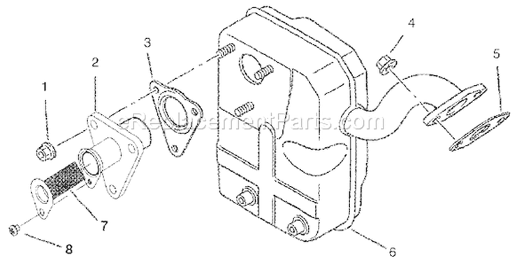 Page L Diagram and Parts List for 1923-0  Briggs and Stratton Generator